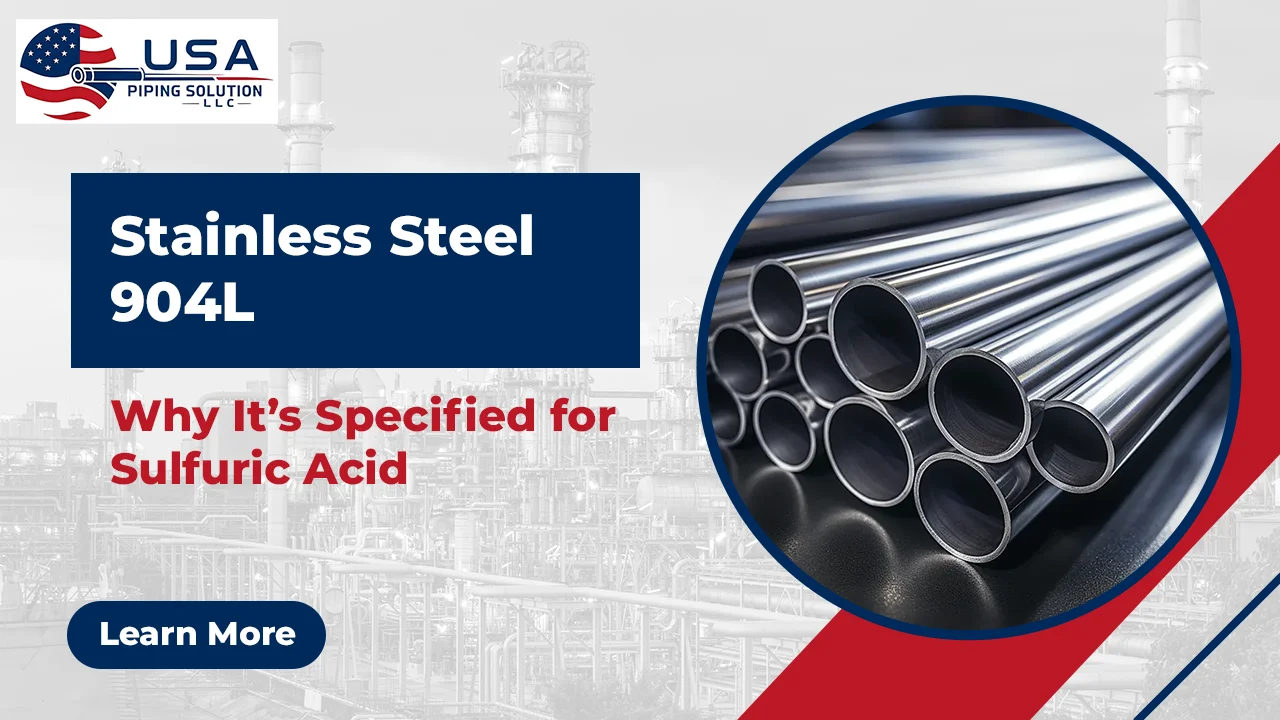 Stainless Steel 904L — Why It's Specified for Sulfuric Acid