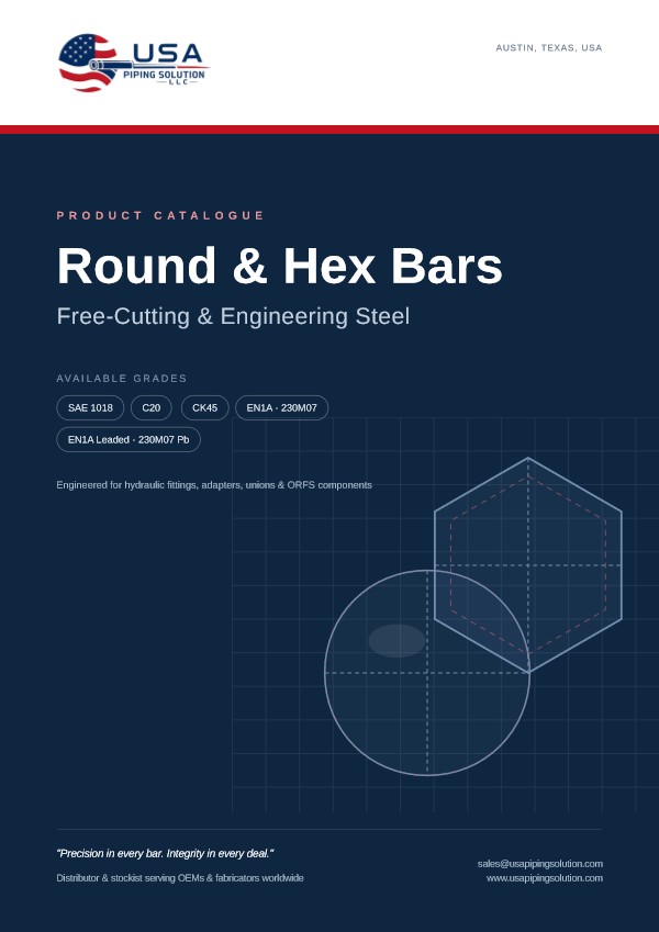 Round & Hex Bars catalog cover