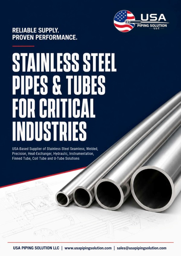 Stainless Steel Pipes & Tubes catalog cover